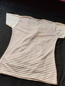 Striped Button-Up Top