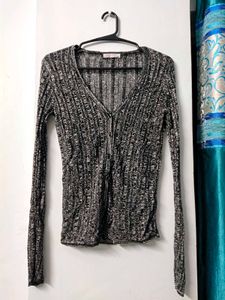 Women's Long Sleeve Button-Up Cardigan