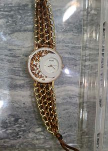 Unique Moon & Crystal Watch