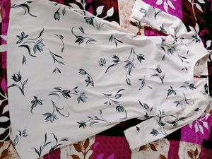 Elegant Floral Print Midi Dress