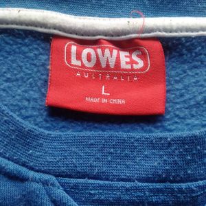 Blue Crew Neck Sweatshirt