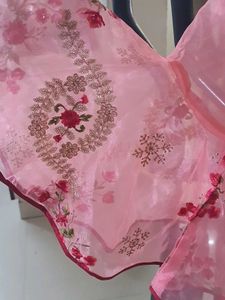 Embroidered Pink Kimono Jacket