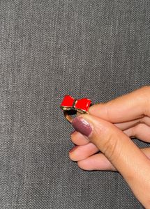 Cute Red Bow Ring