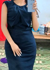 Chic Navy Blue Dress