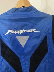 Blue Fighter Motorcycle Jacket