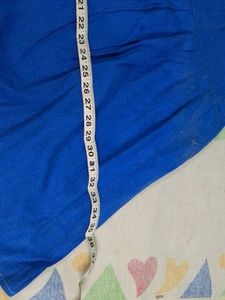 Blue Denim A-Line Skirt