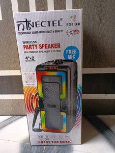50W Portable Multimedia Bluetooth Speaker with Dua