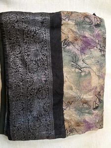 Elegant Printed Saree with Embellished Border