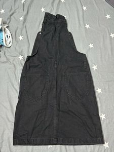 Denim Detachable Pinafore Dress
