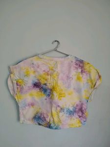 Tie-dye Cropped T-shirt