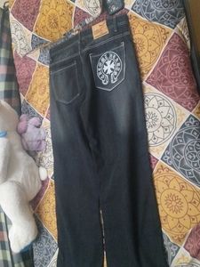 Classic Dark Wash Denim Jeans