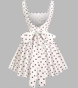 Chic Polka Dot Fit &amp; Flare Dress