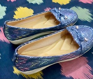 Stylish Silver Loafer shoes 👟