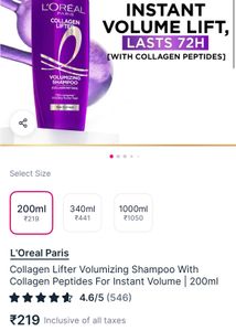L'Oreal Paris Collagen Lifter Shampoo