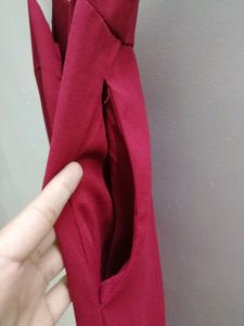 SHEIN Maroon Jumpsuit For Women