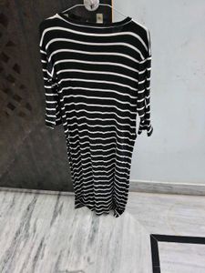 Striped Casual Top with Patches
