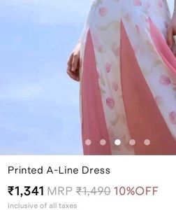 Tupil Print A Line Dress Savana WITH TAG