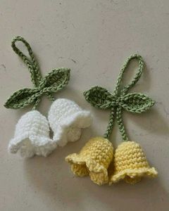 !! PRICE DROP !! Crochet Flower Keychains