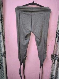 Grey Stirrup Leggings