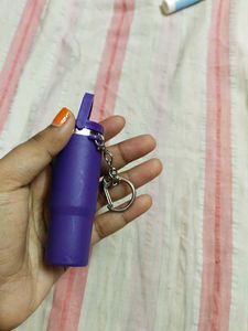 Cute Otter Plush Toy Keychain and mini tumbler lip