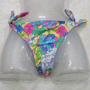 Colorful ❤️‍🔥Floral Tie-Side Bikini Bottom
