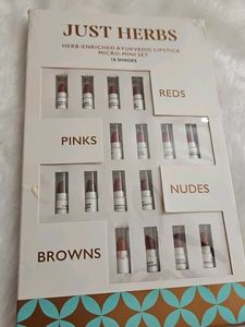Just Herbs Lipstick Set - 16 Shades