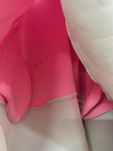 branded Cute Pink &amp; White Dress fully flare for 7-