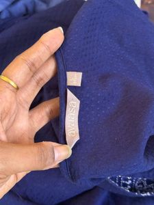 Elegant Blue Embroidered Kurta