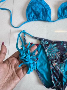 Teal Blue Bikini Set