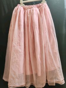 Crop Top With Tule Skirt For Girls
