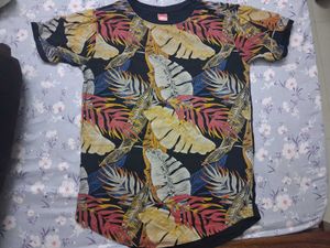 women's Tropical Print T-Shirt
