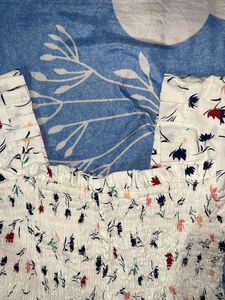Floral Smocked Off-Shoulder Top