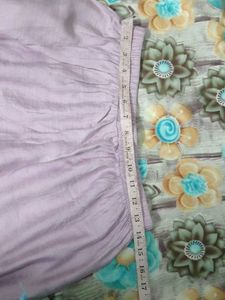 Elegant Lavender Kurta Set with Dupatta M size