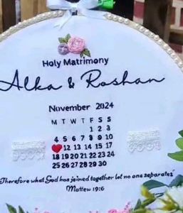 Wedding Ring Platter Hoop