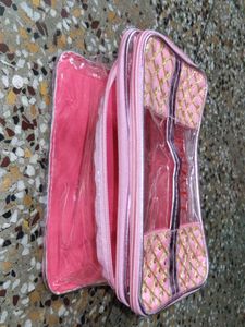 Laneige Makeup Bag - Pink &amp; Gold