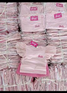 Pink Barbie Top with Lace Sleeves