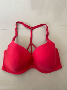 Vibrant Red Racerback Bra