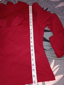 Casual Regular Sleeves Maroon Top For Girls