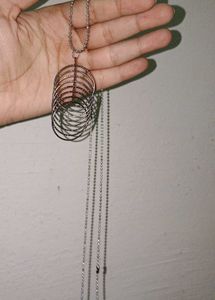 Unique Circle Pendant Necklace