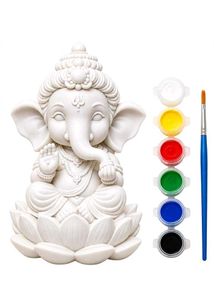DIY Ganesha Painting Kit with 2 modak candle