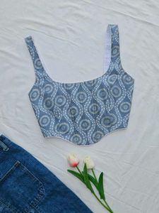 Handmade Cotton corset top 💞