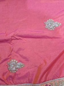 Elegant Embroidered Saree