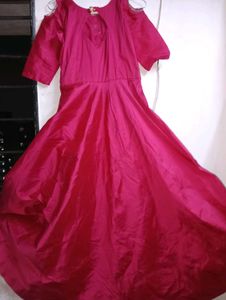 Elegant Pink Ethnic Gown
