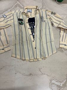 Men's Striped Button-Down Shirt