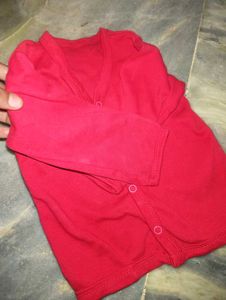 Cute Baby Red Cardigan