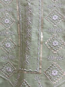 Embellished Green Kurta new