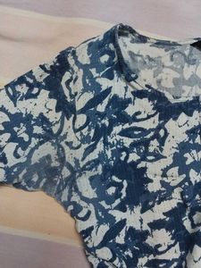 Blue Printed kurta