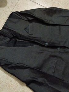 Sleek Black Bandhgala Suit Set