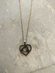 Heart Pendant Necklace &amp; Earrings Set