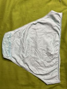 USED and Customiseable cotton blue panty